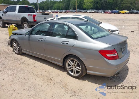 2013 Mercedes-Benz C 250 Luxury/Sport from USA, damaged, VIN WDDGF4HB5DR294660